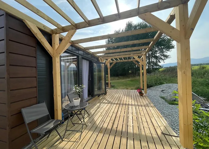 דירה Tiny House With Mountain Views Turany